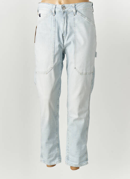 Blugi boyfriend albastru LE TEMPS DES CERISES femeie