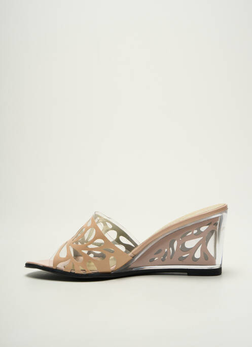 Mulete/Saboți bej AZUREE femeie