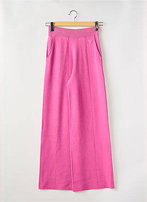 Pantalon larg roz GERTRUDE femeie