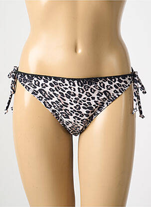Chiloți de baie efect material satinat bikini negru MOLLY BRACKEN femeie