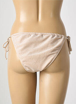 Chiloți de baie efect material satinat bikini bej MOLLY BRACKEN femeie