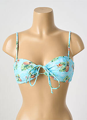 Sutien de costum de baie albastru DESIGUAL femeie