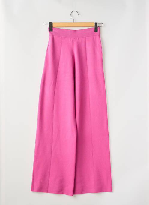 Pantalon larg roz GERTRUDE femeie