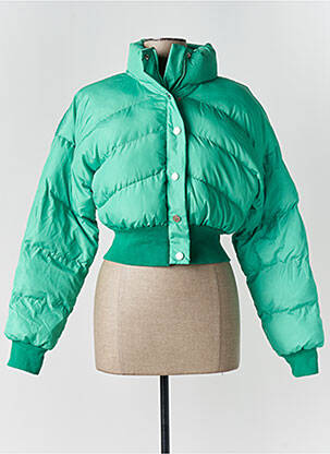 Geacă matlasată verde LIQUORISH femeie