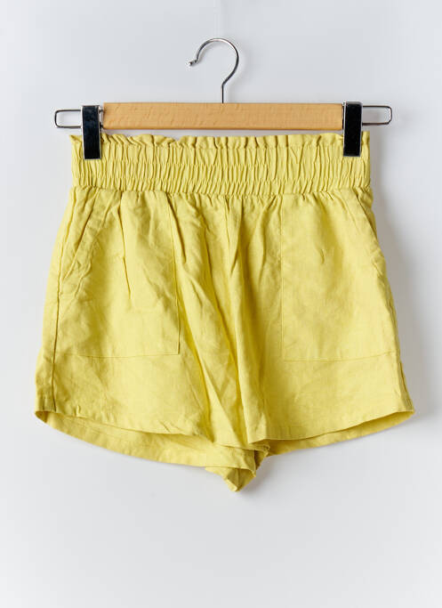 Șort galben BERSHKA femeie