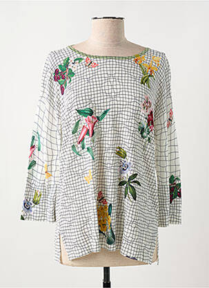 Pulover alb JEI'S BY LETIZIA DENARO femeie