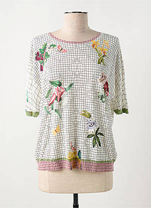 Pulover alb JEI'S BY LETIZIA DENARO femeie