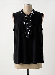 Top croială fluidă fără mâneci negru JOSEPH RIBKOFF femme