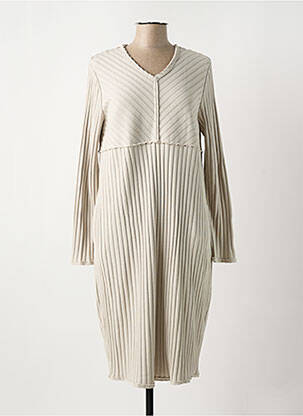 Rochie midi bej KEDZIOREK femeie