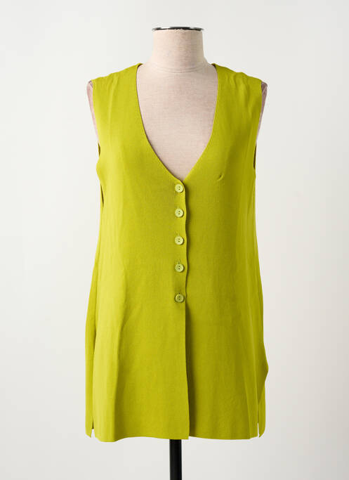 Tunică fără mâneci verde SCORZZO femeie