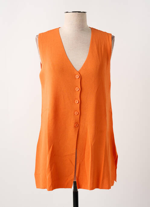 Tunică fără mâneci portocaliu SCORZZO femeie