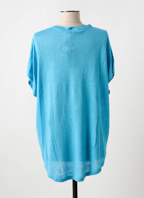 Top albastru CHARMING SMILE femeie