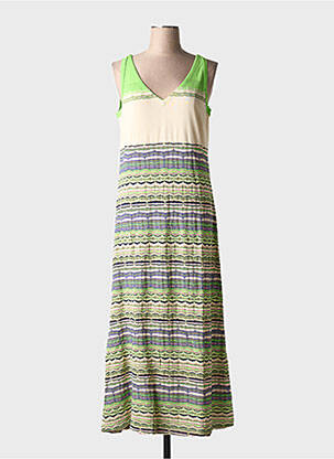 Rochie lungă fără mâneci fără mâneci verde ALDO MARTIN'S femeie