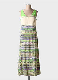 Rochie lungă fără mâneci fără mâneci verde ALDO MARTIN'S femeie