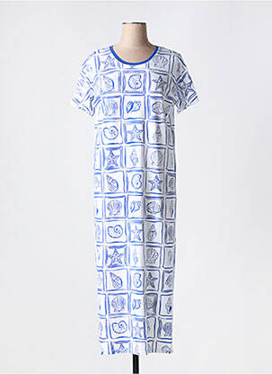 Rochie lungă alb LEO & UGO femeie