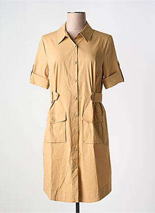 Rochie scurtă bej EVA KAYAN femeie