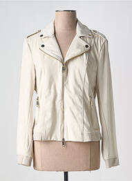 Jachete casual guler tip costum bej RINO & PELLE femme