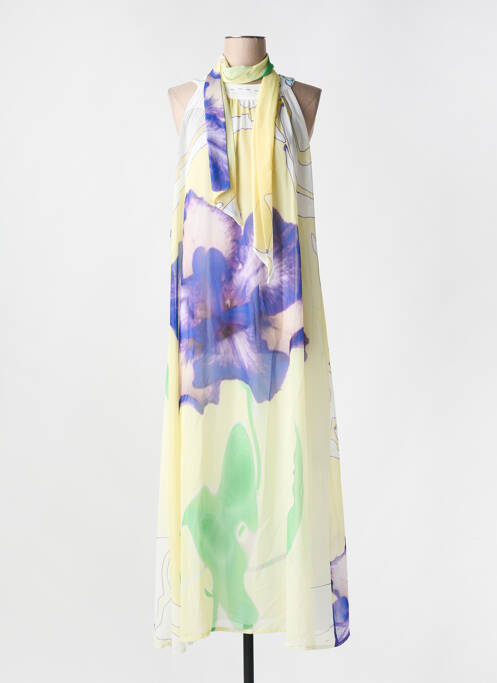 Rochie lungă galben ELISA CAVALETTI femeie