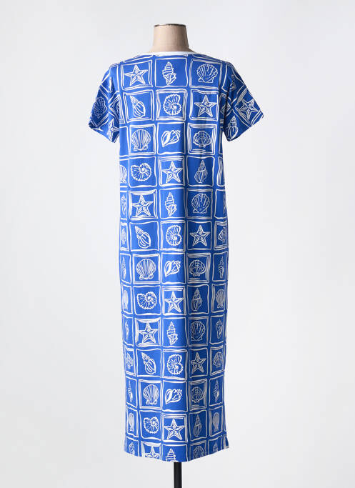 Rochie lungă albastru LEO & UGO femeie