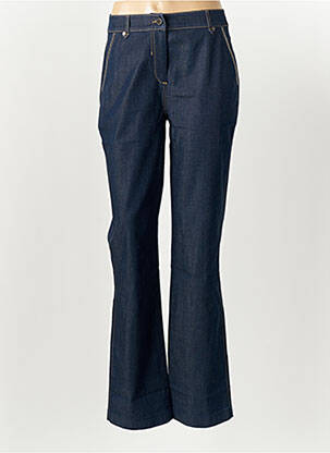 Blugi cu croială dreaptă albastru EVA KAYAN femeie