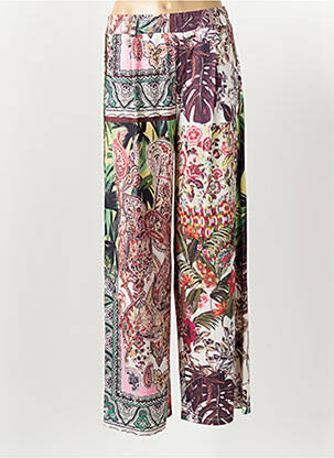 Pantalon larg maro K-DESIGN femeie