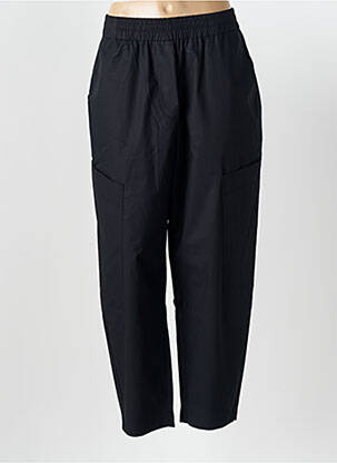 Pantalon larg țesătură poplin mărime normală negru LOTUS EATERS femeie