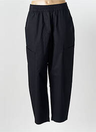 Pantalon larg țesătură poplin mărime normală negru LOTUS EATERS femeie