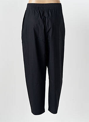 Pantalon larg țesătură poplin mărime normală negru LOTUS EATERS femeie