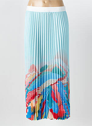 Fustă lungă albastru LEO & UGO femeie