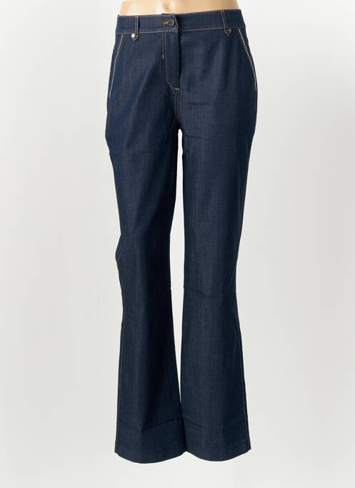 Blugi cu croială dreaptă albastru EVA KAYAN femeie