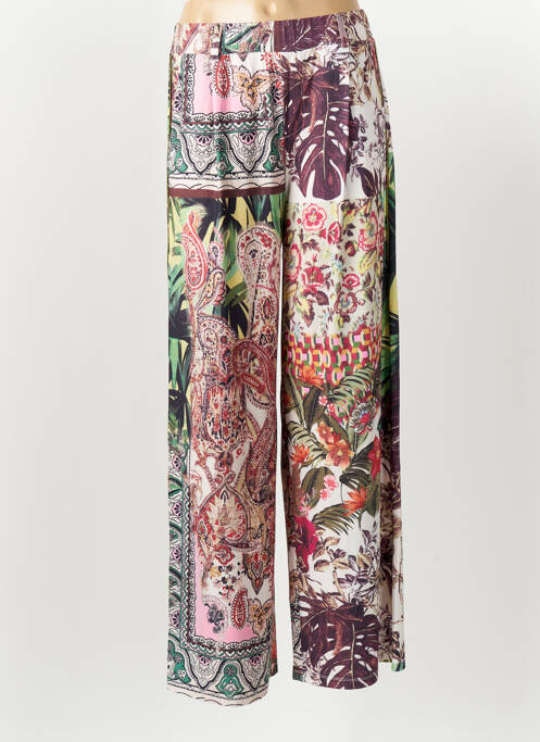 Pantalon larg maro K-DESIGN femeie