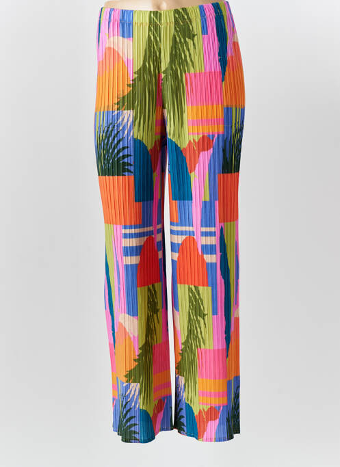 Pantalon drept verde LEO & UGO femeie