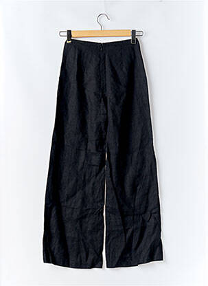 Pantalon larg țesătură crep talie înaltă negru FAITHFULL THE BRAND femeie