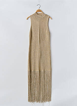 Rochie pulover auriu H&M femeie