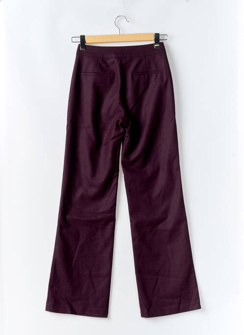 Pantalon evazat violet SOI PARIS femeie