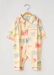 Pijama mâneci lungi galben HOUSE OF PENJELAJAH enfant