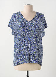 Tricou croială dreaptă mâneci scurte albastru STREET ONE femme