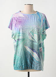 Tricou imprimeu fantezie mâneci scurte violet CECIL femeie
