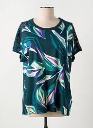 Tricou imprimeu fantezie mâneci scurte verde CECIL femme