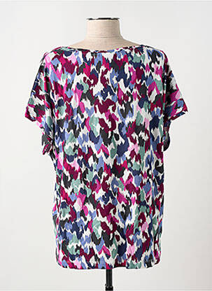 Tricou croială dreaptă mâneci scurte violet CECIL femeie
