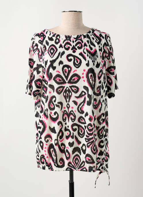 Tricou guler rotund mâneci scurte negru CECIL femme