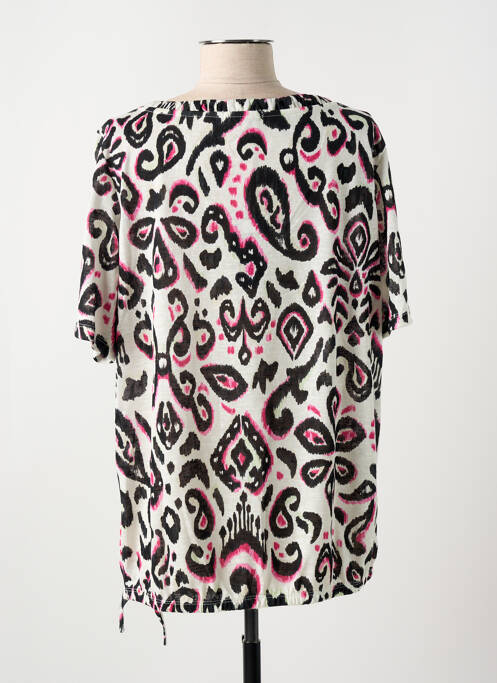 Tricou guler rotund mâneci scurte negru CECIL femme