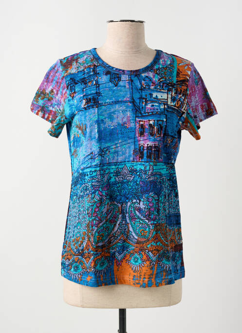 Tricou albastru ORIENTIQUE NATURALLY femeie