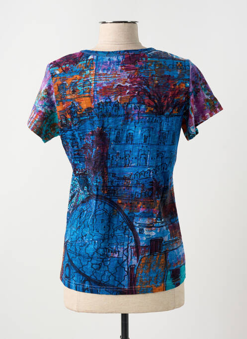 Tricou albastru ORIENTIQUE NATURALLY femeie