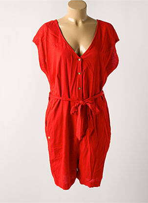 Salopetă scurtă roșu CREAM femeie