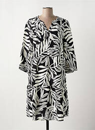 Rochie midi mâneci 3/4 mâneci 3/4 negru CECIL femme