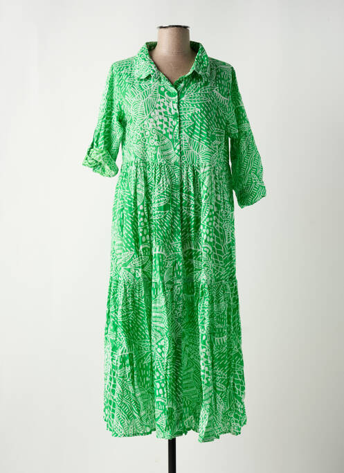 Rochie lungă verde ORIENTIQUE NATURALLY femeie