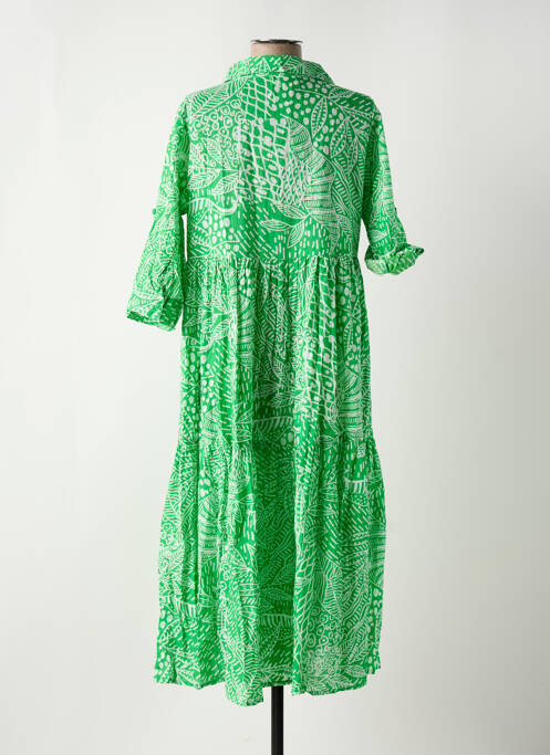 Rochie lungă verde ORIENTIQUE NATURALLY femeie