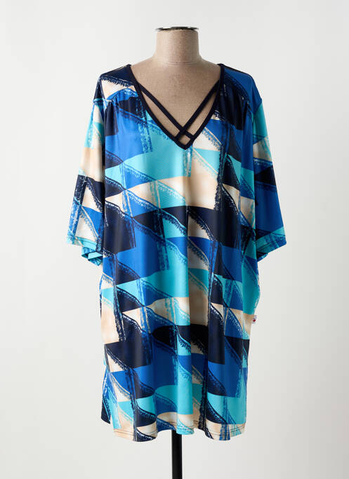 Rochie midi albastru SI BELLE ET TRÈFLE femeie