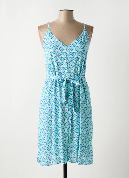 Rochie midi albastru JULIE GUERLANDE femeie